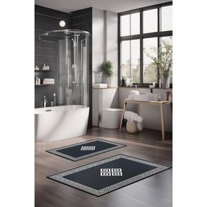 Set covorase de baie, Cartwright, CT-5074, Poliester, Multicolor imagine