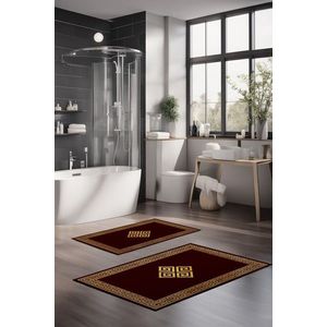 Set covorase de baie, Cartwright, CT-5075, Poliester, Multicolor imagine