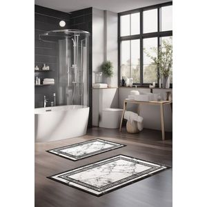 Set covorase de baie, Cartwright, CT-5080, Poliester, Multicolor imagine