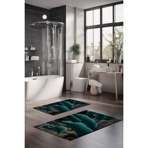 Set covorase de baie, Cartwright, CT-5085, Poliester, Multicolor imagine