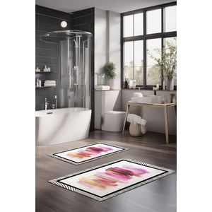 Set covorase de baie, Cartwright, CT-5092, Poliester, Multicolor imagine