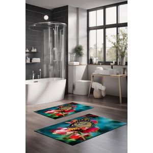 Set covorase de baie, Cartwright, CT-5103, Poliester, Multicolor imagine
