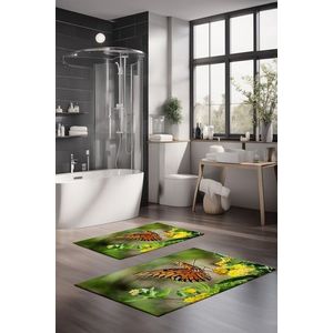 Set covorase de baie, Cartwright, CT-5108, Poliester, Multicolor imagine