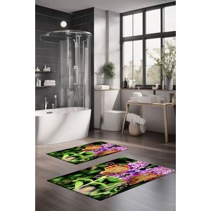 Set covorase de baie, Cartwright, CT-5111, Poliester, Multicolor imagine