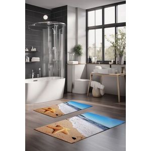 Set covorase de baie, Cartwright, CT-5112, Poliester, Multicolor imagine