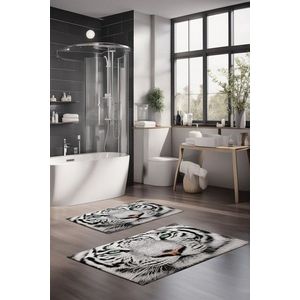 Set covorase de baie, Cartwright, CT-5118, Poliester, Multicolor imagine