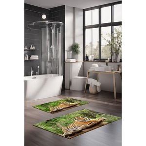 Set covorase de baie, Cartwright, CT-5120, Poliester, Multicolor imagine