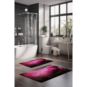 Set covorase de baie, Cartwright, CT-5121, Poliester, Multicolor imagine