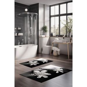 Set covorase de baie, Cartwright, CT-5123, Poliester, Multicolor imagine