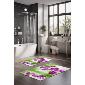 Set covorase de baie, Cartwright, CT-5133, Poliester, Multicolor imagine
