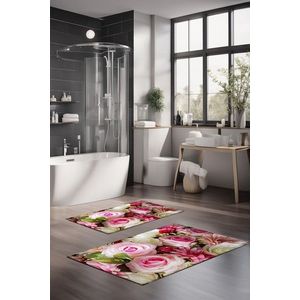 Set covorase de baie, Cartwright, CT-5135, Poliester, Multicolor imagine
