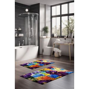 Set covorase de baie, Cartwright, CT-5139, Poliester, Multicolor imagine