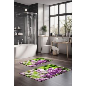 Set covorase de baie, Cartwright, CT-5143, Poliester, Multicolor imagine