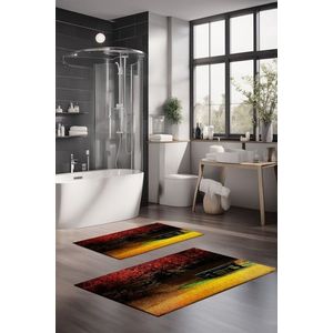 Set covorase de baie, Cartwright, CT-5146, Poliester, Multicolor imagine