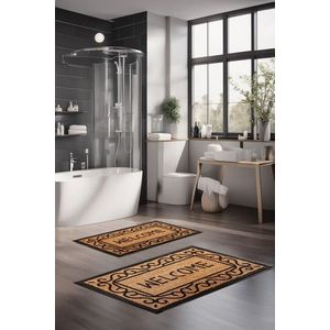 Set covorase de baie, Cartwright, CT-5154, Poliester, Multicolor imagine