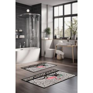 Set covorase de baie, Cartwright, CT-5156, Poliester, Multicolor imagine