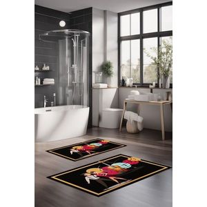 Set covorase de baie, Cartwright, CT-5157, Poliester, Multicolor imagine
