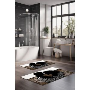 Set covorase de baie, Cartwright, CT-5160, Poliester, Multicolor imagine