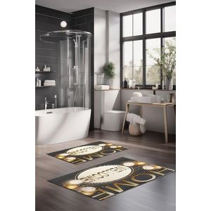 Set covorase de baie, Cartwright, CT-5161, Poliester, Multicolor imagine