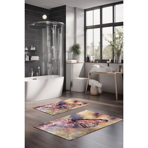 Set covorase de baie, Cartwright, CT-5166, Poliester, Multicolor imagine