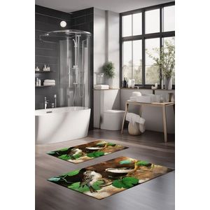 Set covorase de baie, Cartwright, CT-5167, Poliester, Multicolor imagine