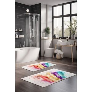 Set covorase de baie, Cartwright, CT-5168, Poliester, Multicolor imagine