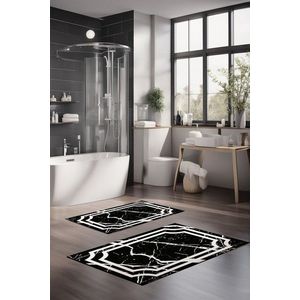 Set covorase de baie, Cartwright, CT-5171, Poliester, Multicolor imagine