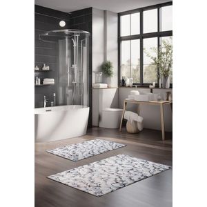 Set covorase de baie, Cartwright, CT-5182, Poliester, Multicolor imagine