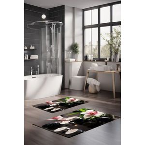 Set covorase de baie, Cartwright, CT-5186, Poliester, Multicolor imagine