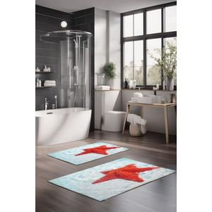 Set covorase de baie, Cartwright, CT-5189, Poliester, Multicolor imagine