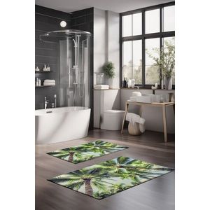 Set covorase de baie, Cartwright, CT-5192, Poliester, Multicolor imagine