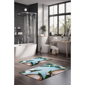 Set covorase de baie, Cartwright, CT-5194, Poliester, Multicolor imagine
