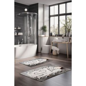 Set covorase de baie, Cartwright, CT-5201, Poliester, Multicolor imagine