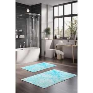 Set covorase de baie, Cartwright, CT-5205, Poliester, Multicolor imagine