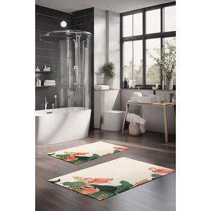 Set covorase de baie, Cartwright, CT-5209, Poliester, Multicolor imagine