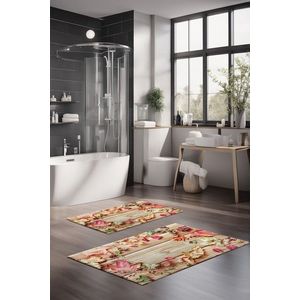 Set covorase de baie, Cartwright, CT-5211, Poliester, Multicolor imagine