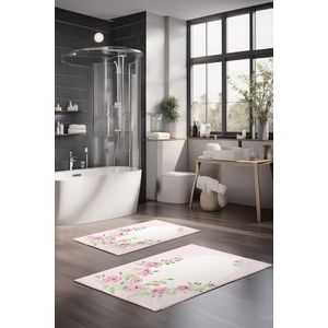 Set covorase de baie, Cartwright, CT-5219, Poliester, Multicolor imagine