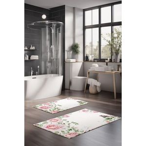 Set covorase de baie, Cartwright, CT-5222, Poliester, Multicolor imagine