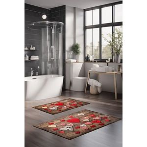 Set covorase de baie, Cartwright, CT-5224, Poliester, Multicolor imagine