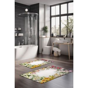 Set covorase de baie, Cartwright, CT-5227, Poliester, Multicolor imagine