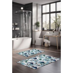 Set covorase de baie, Cartwright, CT-5239, Poliester, Multicolor imagine