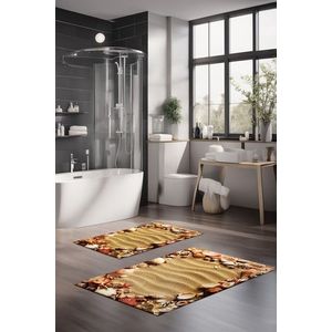 Set covorase de baie, Cartwright, CT-5241, Poliester, Multicolor imagine