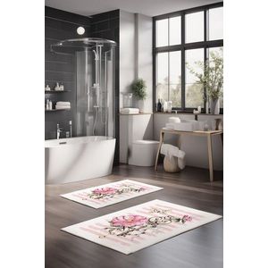 Set covorase de baie, Cartwright, CT-5245, Poliester, Multicolor imagine