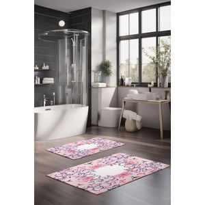 Set covorase de baie, Cartwright, CT-5248, Poliester, Multicolor imagine