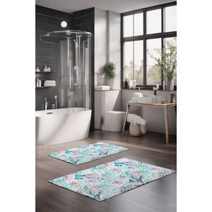 Set covorase de baie, Cartwright, CT-5255, Poliester, Multicolor imagine