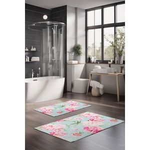 Set covorase de baie, Cartwright, CT-5256, Poliester, Multicolor imagine