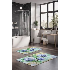 Set covorase de baie, Cartwright, CT-5257, Poliester, Multicolor imagine