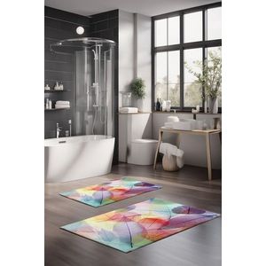 Set covorase de baie, Cartwright, CT-5260, Poliester, Multicolor imagine