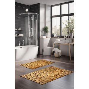 Set covorase de baie, Cartwright, CT-5261, Poliester, Multicolor imagine