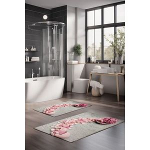 Set covorase de baie, Cartwright, CT-5262, Poliester, Multicolor imagine